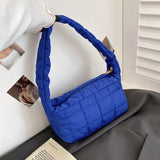 Lattice Pattern Large Shoulder Bag