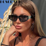 Black Shades Retro Sunglasses