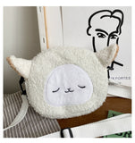 Plush Animal Crossbody Bag