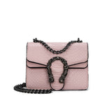 Crocodile Pattern Chain Strap Bag