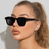Clear Lens Square UV400 Sunglasses