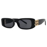 Black Shades Retro Sunglasses