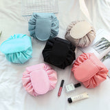 Scrunched Makeup Organizer