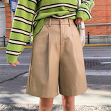 Ava Leather Trouser Shorts