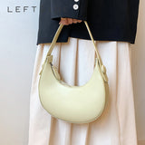 Leather Hobo Shoulder Bag