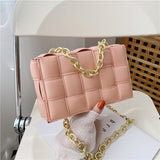 Square Weave Crossbody Bag