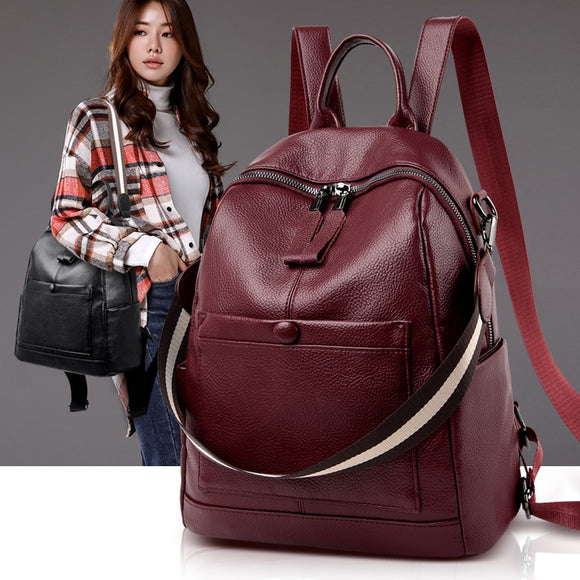 Two way Leather Backpacks