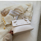 Vintage Square Button Bag