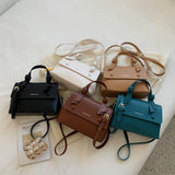 Vintage Square Button Bag