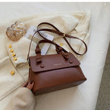Vintage Square Button Bag