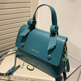 Vintage Square Button Bag