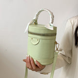 Bucket Zip Up Handbag