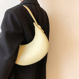 Leather Hobo Shoulder Bag
