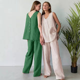 Alessia Oversized Linen Suit
