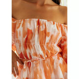 Charlie Off-the-shoulder Flowy Mini Dress