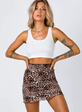 Arden Mesh Double-layer Mini Skirt