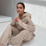 Aurora Rib Knit Casual Sweatsuit
