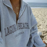Bianca Three-quarter Zip Sweater