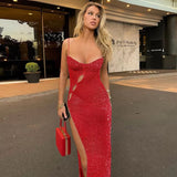 Priscila Sequin Cut-out Gown-Anonymous The Company