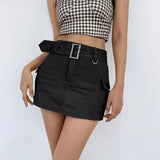 Nalah Vintage Cargo Mini Skirt