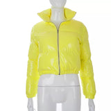 Ruby Cropped Puffer Jacket-Anonymous The Company