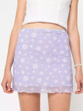 Arden Mesh Double-layer Mini Skirt