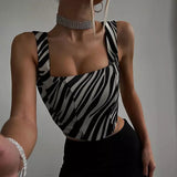 Korbyn Zebra Pattern Corset