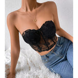 Jasmine Floral Mesh Corset