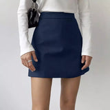 Kinsley Irregular High Waisted Mini Skirt
