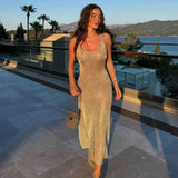 Bodycon Sparkly Maxi Dress