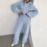 Aurora Rib Knit Casual Sweatsuit