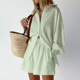 Novah Cotton Shirt and Shorts