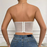 Jasmine Floral Mesh Corset