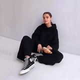 Aurora Rib Knit Casual Sweatsuit