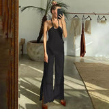 Madison Crinkle Halter Top and Pants