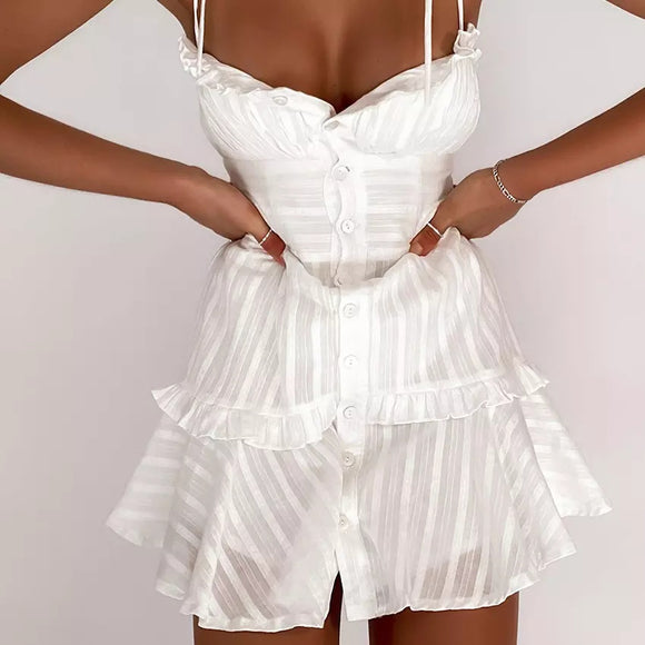 Jessie Ruffled Mini Dress