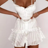 Jessie Ruffled Mini Dress