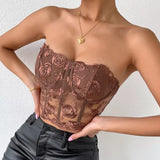 Jasmine Floral Mesh Corset