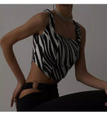 Korbyn Zebra Pattern Corset