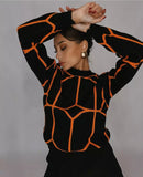 Jolene Knitted Casual Sweater