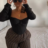 Eloise Puff-sleeve Corset
