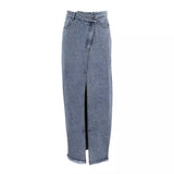 Celine Denim Maxi Skirt