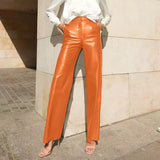 Stephanie Vegan Leather Pants-Anonymous The Company