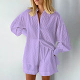 Novah Cotton Shirt and Shorts