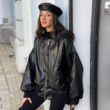 Juliet Vegan Leather Bomber Jacket