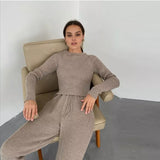 Ellis Rib Knit Longsleeve and Joggers