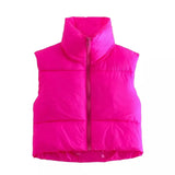 Charlotte Cropped Puffer Vest