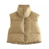 Charlotte Cropped Puffer Vest