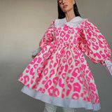Kara Puff Sleeve Collared Dress