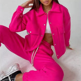 Camryn Button-up Jacket and Sweatpants